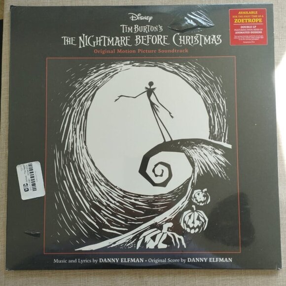 The Nightmare Before Christmas Tim Burton LP Vinyl - Picture 4 of 5